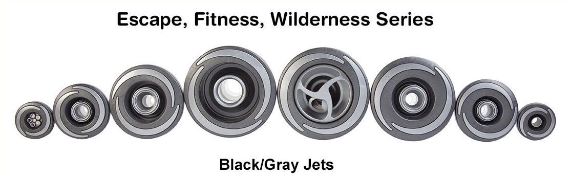 Black Grey Tub Spa Jets